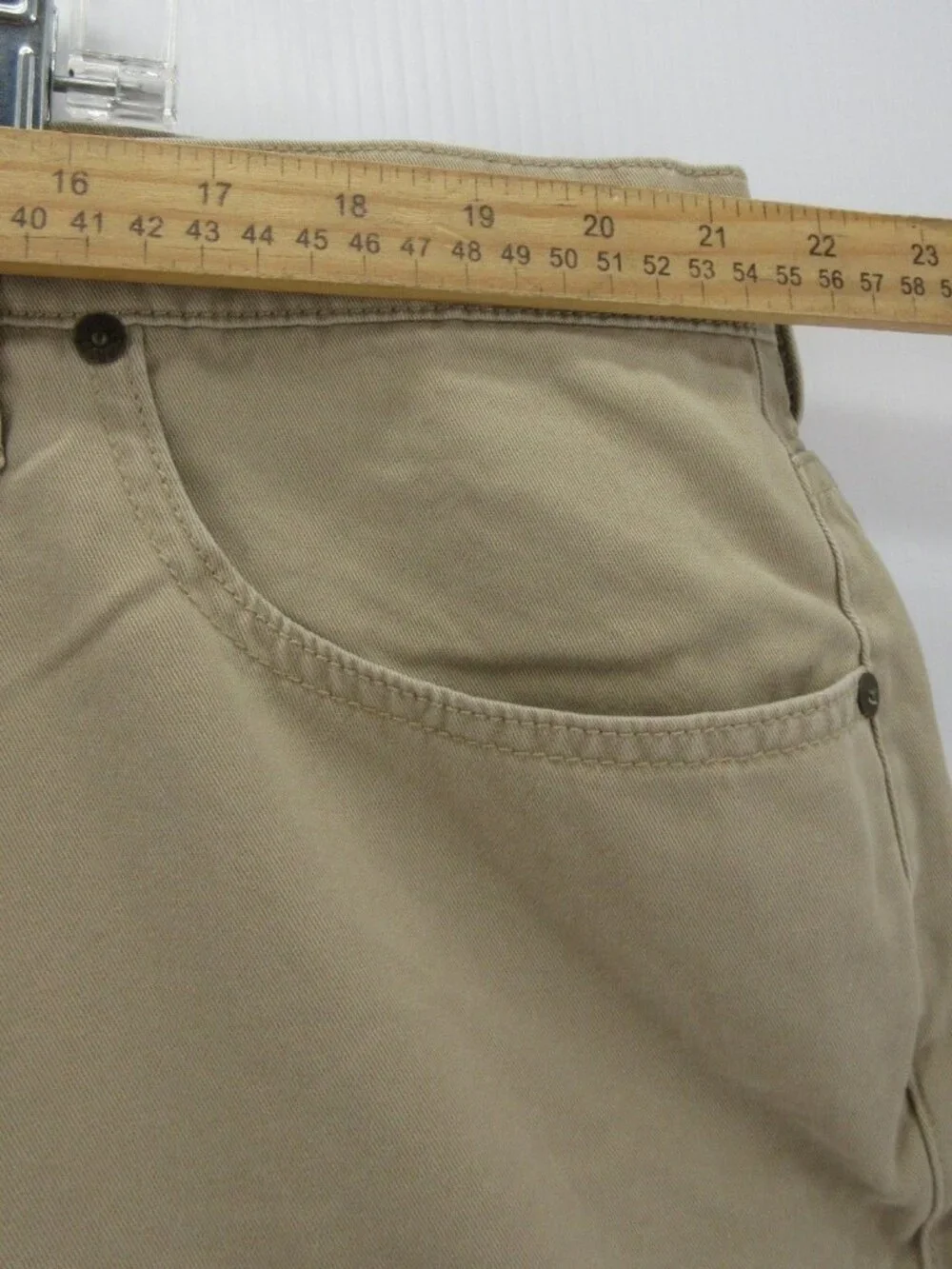 Polo Ralph Lauren Jeans 44x32 Big Khaki Straight Leg Denim Pants Pony